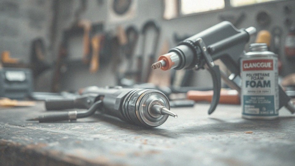 Jak czyścić pistolet do pianki po zakończeniu pracy?