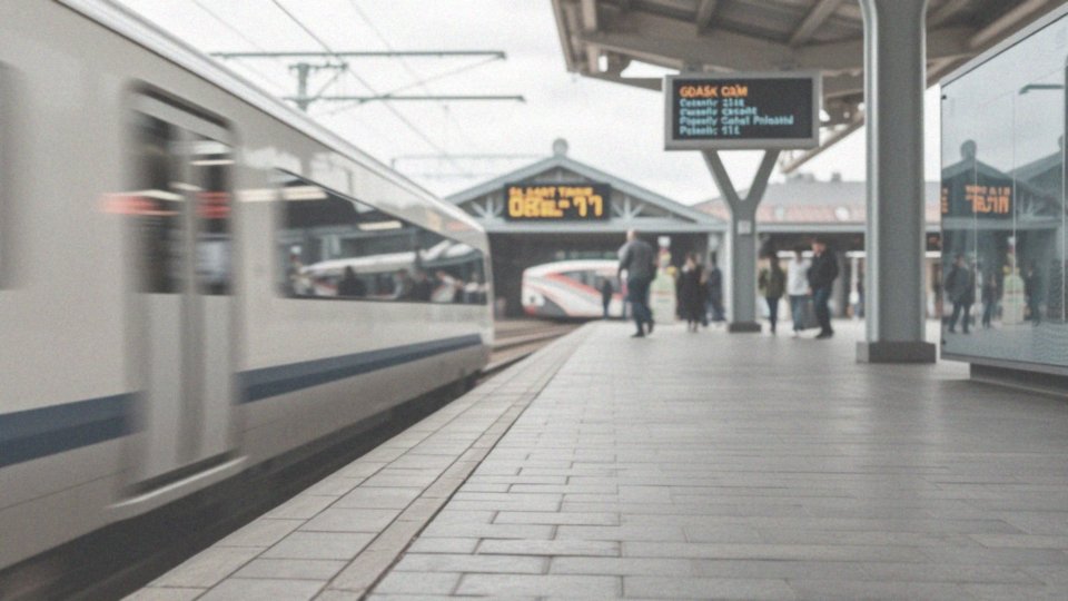 Jakie są godziny kursowania pociągów na trasie Gdańsk – Sopot?
