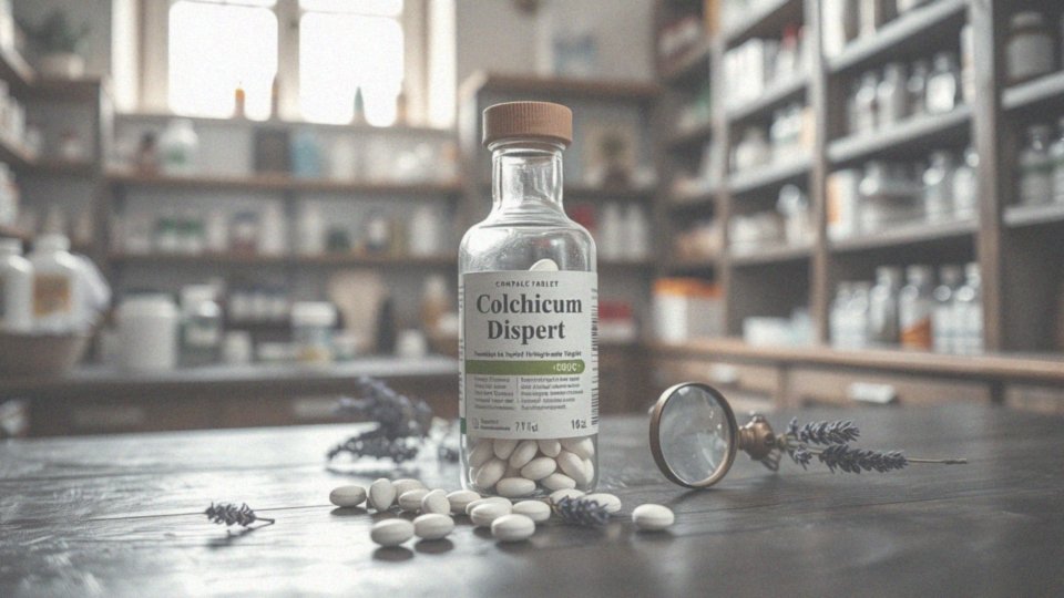 W jaki sposób Colchicum Dispert wpływa na profilaktykę ostrych ataków dny moczanowej?