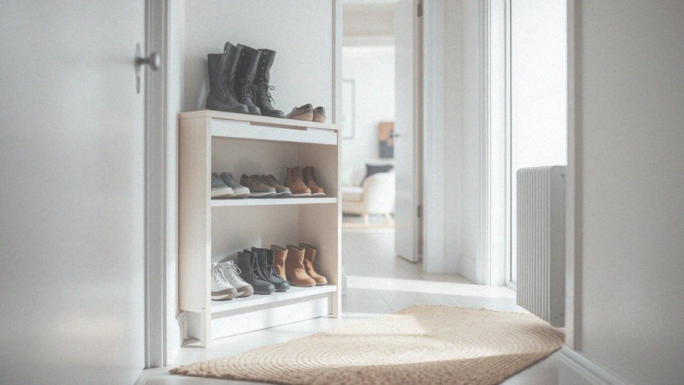 Jakie są zalety posiadania półki na buty w przedpokoju?