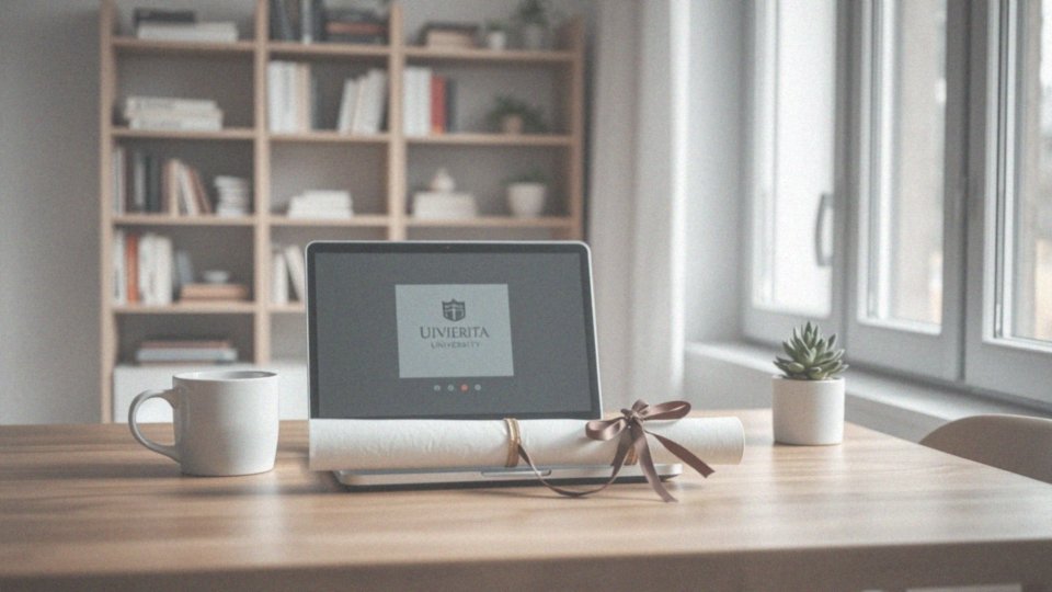 Jak absolwenci studiów online odbierają swoje dyplomy?