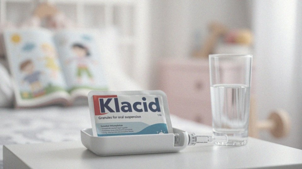 Klacid antybiotyk dla dzieci – wskazania, dawkowanie i działania niepożądane